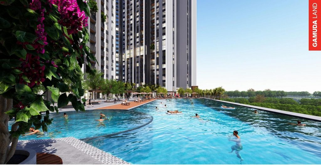 Bể bơi Căn hộ chung cư HH2 Gamuda City